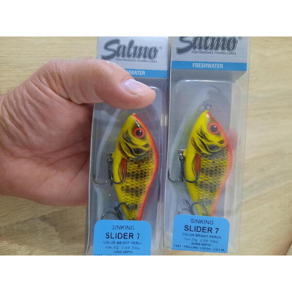 Vobler Salmo Slider 7cm 21G Bright Perch