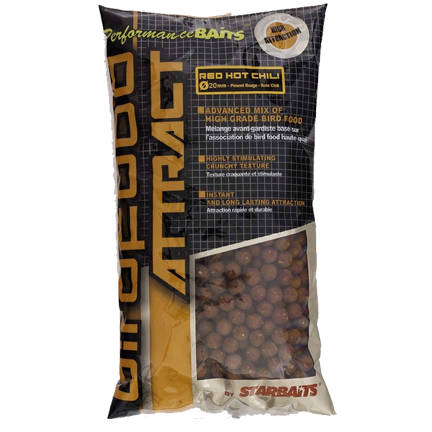 Starbaits Boilies attract red hot chili 20mm/1kg