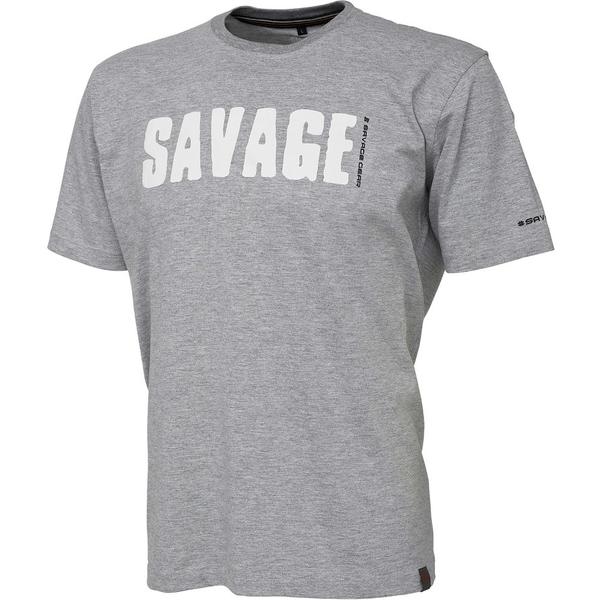 Tricou Savage Gear Simply Light Grey Marime XL