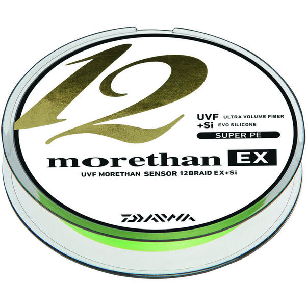 Fir Daiwa Morethan 12 EX+SI Lime Green 0.12mm 10.2kg 135m