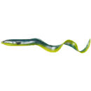 Swimbait Savage Gear 3D Real Eel Loose Body 15cm 12G Green Yellow Glitter 3buc