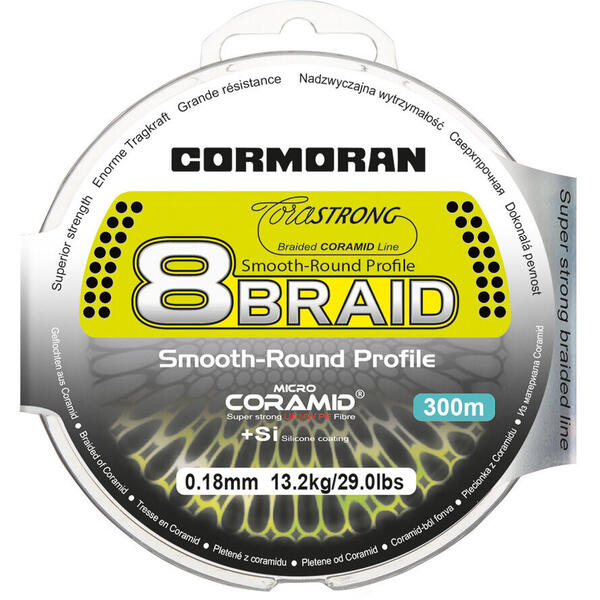 Fir Cormoran Corastrong 8-Braid Verde 0.16mm 11.4Kg 300M