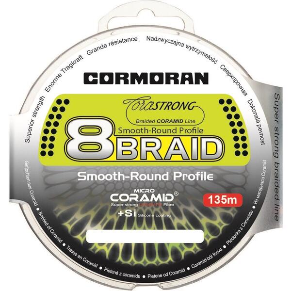 Fir Cormoran Corastrong 8-Braid 0.30mm 28.8Kg 135M Verde