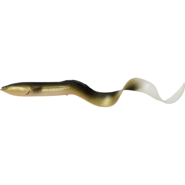 Swimbait Savage Gear 3D Real Eel Loose Body 20cm 27G Dirty Eel 2buc