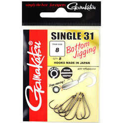 Carlig Gamakatsu Single 31 NS Black Nr.8 8buc