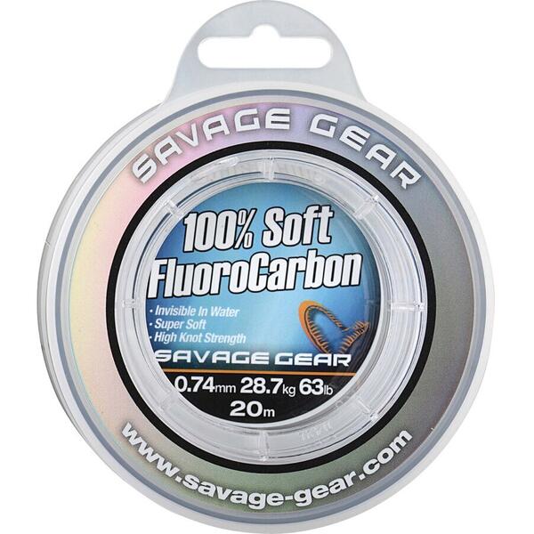 Fir Savage Gear Soft Fluorocarbon 1.0mm 50.5Kg 15M Alb