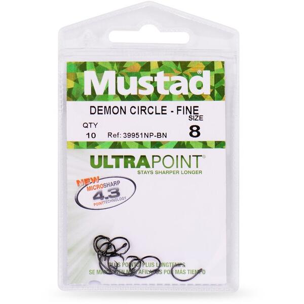 Carlig Mustad Tuna Circle Ultrapoint Ochet 10Buc/Plicic Nr.1