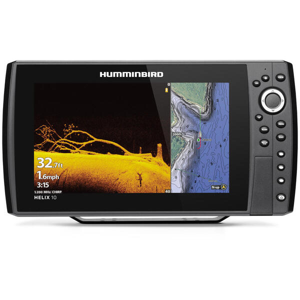 Sonar Humminbird Helix 10 Chirp Mega Di+, Chirp 2D, GPS G4N W/O Transducer