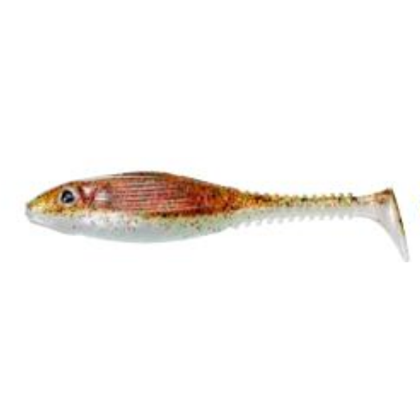 Shad Gunki Grubby Shad 8.5cm Brown Sugar Green & Red FLK 6buc