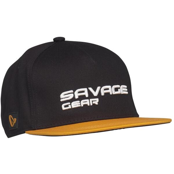 Savage Gear Flat Peak 3D Logo Black Ink