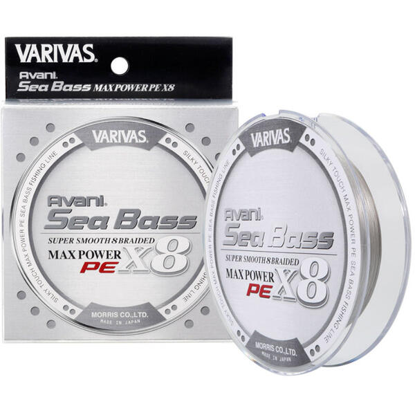 Fir Varivas Avani Seabass Max Power PE X8 150m 16.7lb 0.15mm Stealth Grey