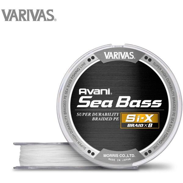 Fir Varivas Avani Seabass PE Si-X PE X8 150m 18lbs 0.153mm Premium White