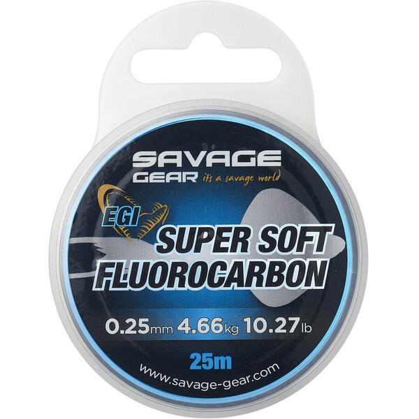 Fir Savage Gear Savage Soft Fluorocarbon EGI 0.29mm 6.03Kg 25M