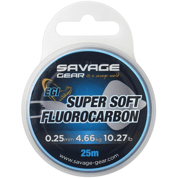 Fir Savage Gear Soft Fluorocarbon Egi 0.25mm 4.66kg 25m