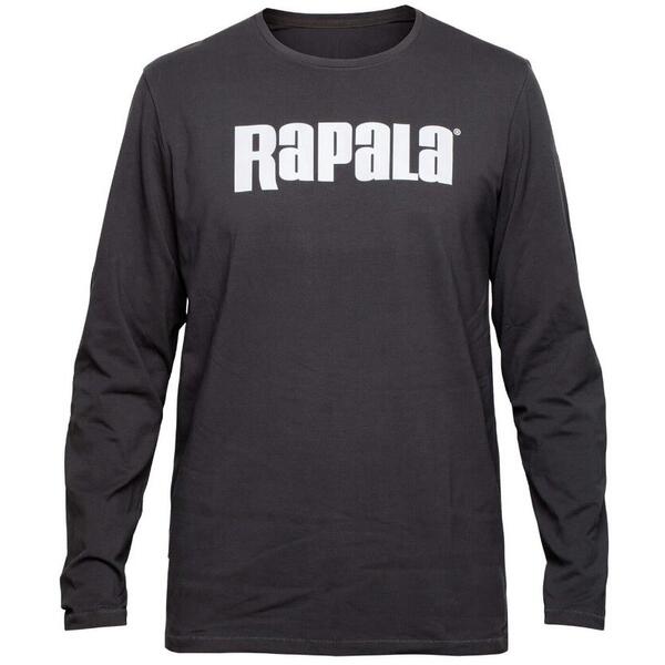 Bluza Rapala Long Sleeve Charcoal T-Shirt Marime M