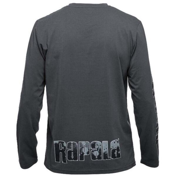 Bluza Rapala Splash Ls T-Shirt - Grey Marime L
