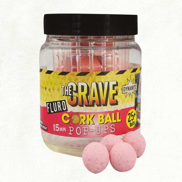 Dynamite  Baits The Crave Fluro Pink Corkball Pop-Ups