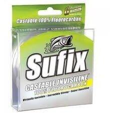 Leader Sufix Castable Fluorocarbon 150M 0.30mm Clear