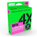 Fir Sufix Sfx 4X Braid 135 m 0.16mm 8.6Kg Hot Yellow