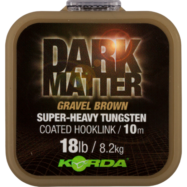 Leader Korda Dark Matter Tungsten Coated Braid 25Lbs 10m Gravel