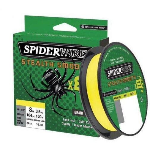 Fir Spiderwire Stealth Smooth 8 Galben 0.15mm 16.5Kg 150m