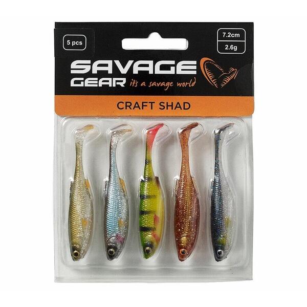 Shad Savage Gear Craft Shad 10cm 6G Clear Water Mix 5buc