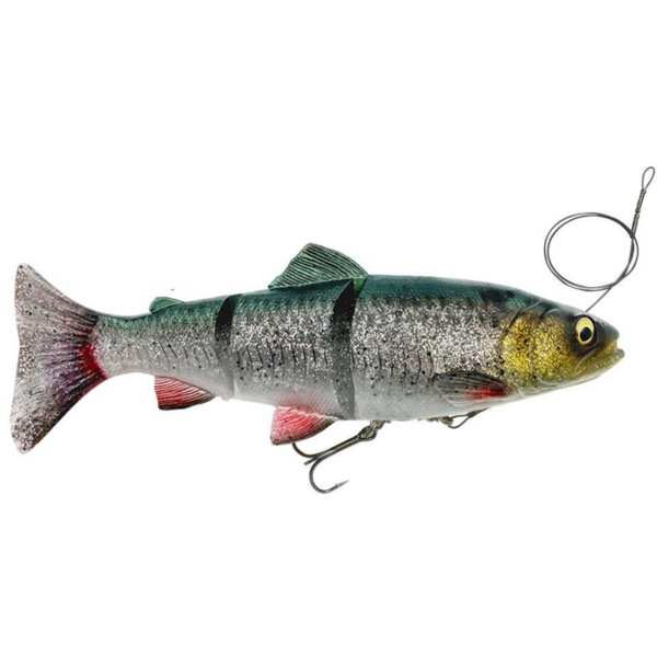 Swimbait Savage Gear 4D Line Thru Trout 15cm 35G Green Silver UV