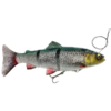 Swimbait Savage Gear 4D Line Thru Trout 15cm 40G Green Silver UV