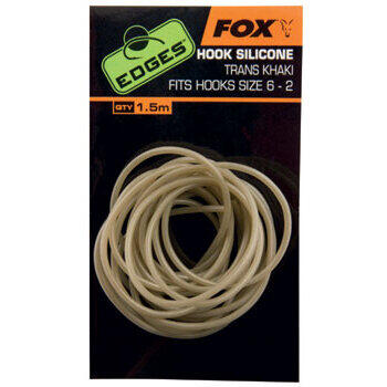 Fox Edges Hook Silicone Trans Khaki Hook 6 - 2