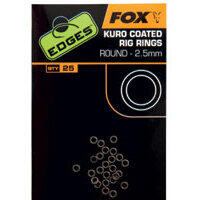 Fox Edges Kuro Coated Rig Rings 3.2mm Medium