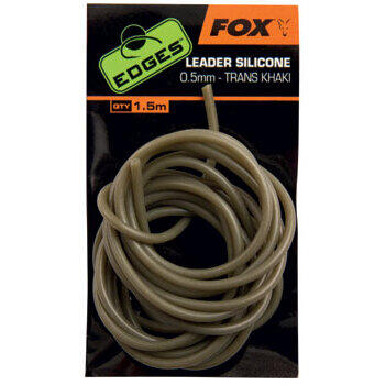 Fox Edges Leader Silicone Trans Khaki 2M