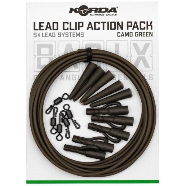 Korda SET PT. MONT.BASIX LEAD CLIP ACTION