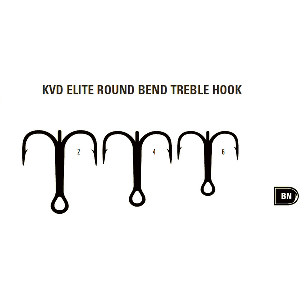 Carlig Mustad Ultrapoint Round Bend Treble Hook BN 6buc Nr. 6