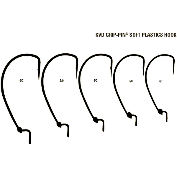 Carlig Mustad KVD Grip-PIN Hook 5buc Nr. 3/0