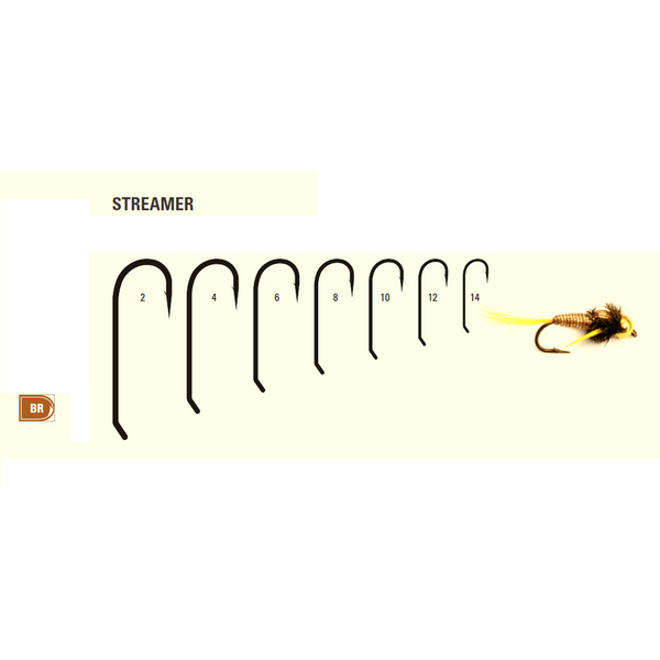 Carlig Mustad Streamer Signature Fly Hook 3X Long 25buc Nr. 10