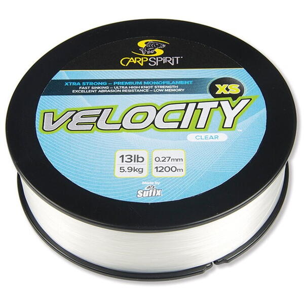 Fir Carp Spirit Velocity XS 0.30mm 7.0kg 1200m Clear