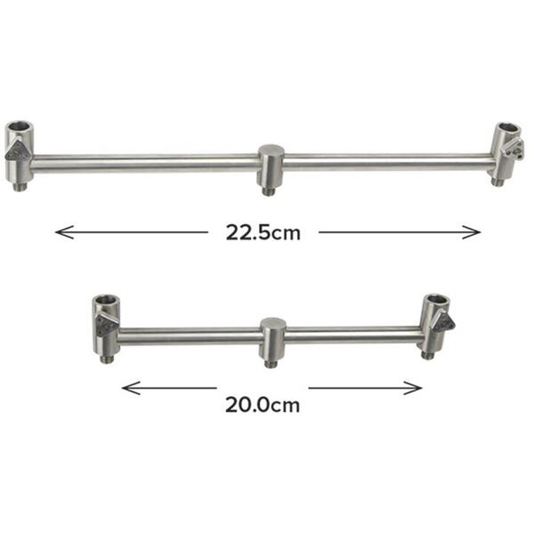 Carp Spirit INOX Buzz Bar Adjustable Front 20.2 - 35cm 3 posturi