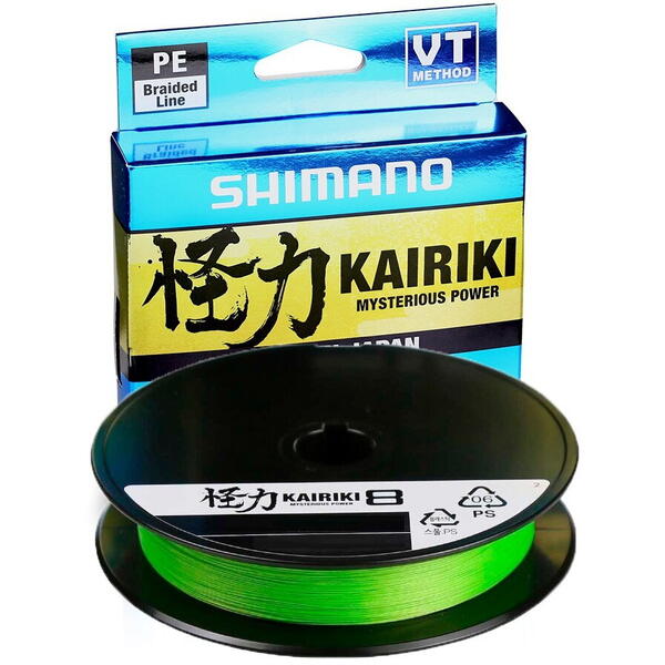 Fir Shimano Kairiki 8 150m 0.16mm 10.3Kg Mantis Green