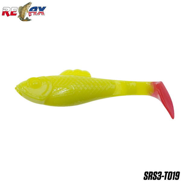 Relax Lures Super Fish Shad 7.5cm 3X3 Relax 10buc Culoare T019