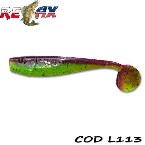 Relax Lures King Shad Laminat 10cm 10buc Culoare L113