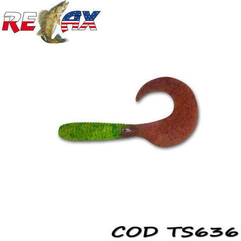 Relax Lures Twister 6cm Standard 15buc Culoare TS636