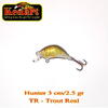 Vobler Kenart Hunter Floating 3cm 2.5g Trout Real