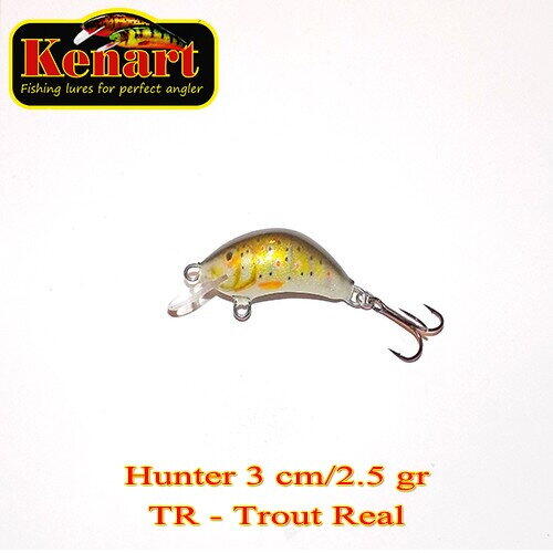 Vobler Kenart Hunter Floating 3cm 2.5g Trout Real