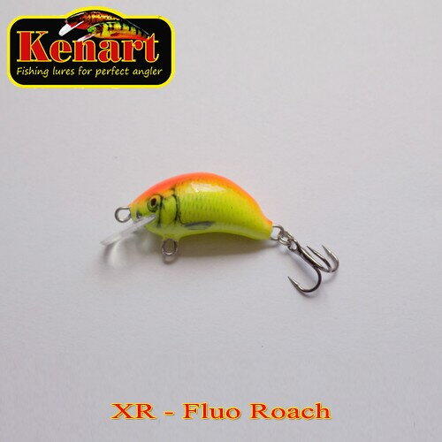 Vobler Kenart Hunter Floating 3cm 2.5g Fluo Roach