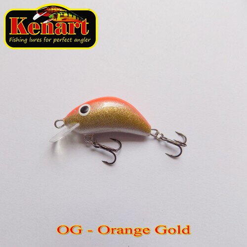 Vobler Kenart Hunter Floating 4cm 4g Orange Gold