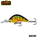 Diver Floating 4cm 3g Natural Perch Fluo