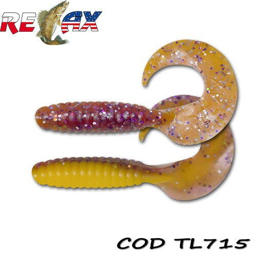 Relax Lures Twister 9cm Laminat Relax 10buc Culoare TL715