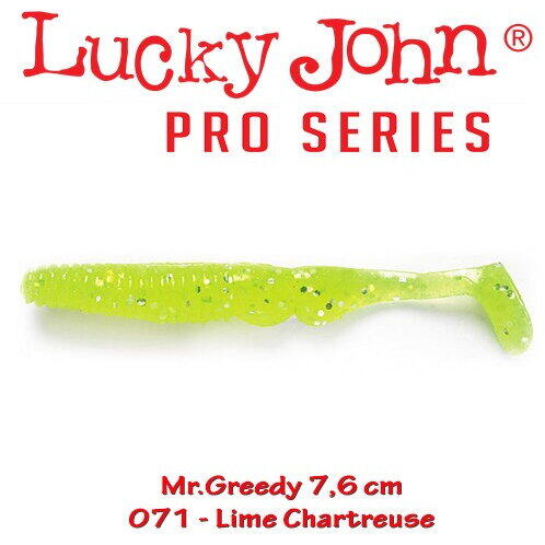 Lucky John Mr.Greedy 7.6cm Culoare Lime Chartreuse