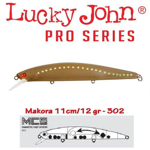 Vobler Lucky John Makora 110SP 11cm 12g 302