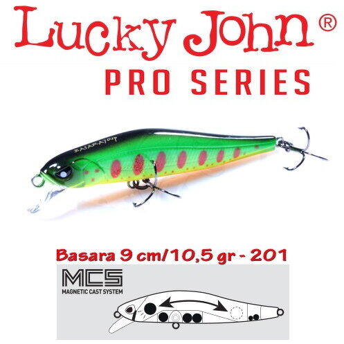 Vobler Lucky John Basara 90SP 9cm 10.5g 201